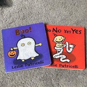 Lot Of 2 Toddler Baby Board Books Daycare Homeschool Behavior Halloween GUC